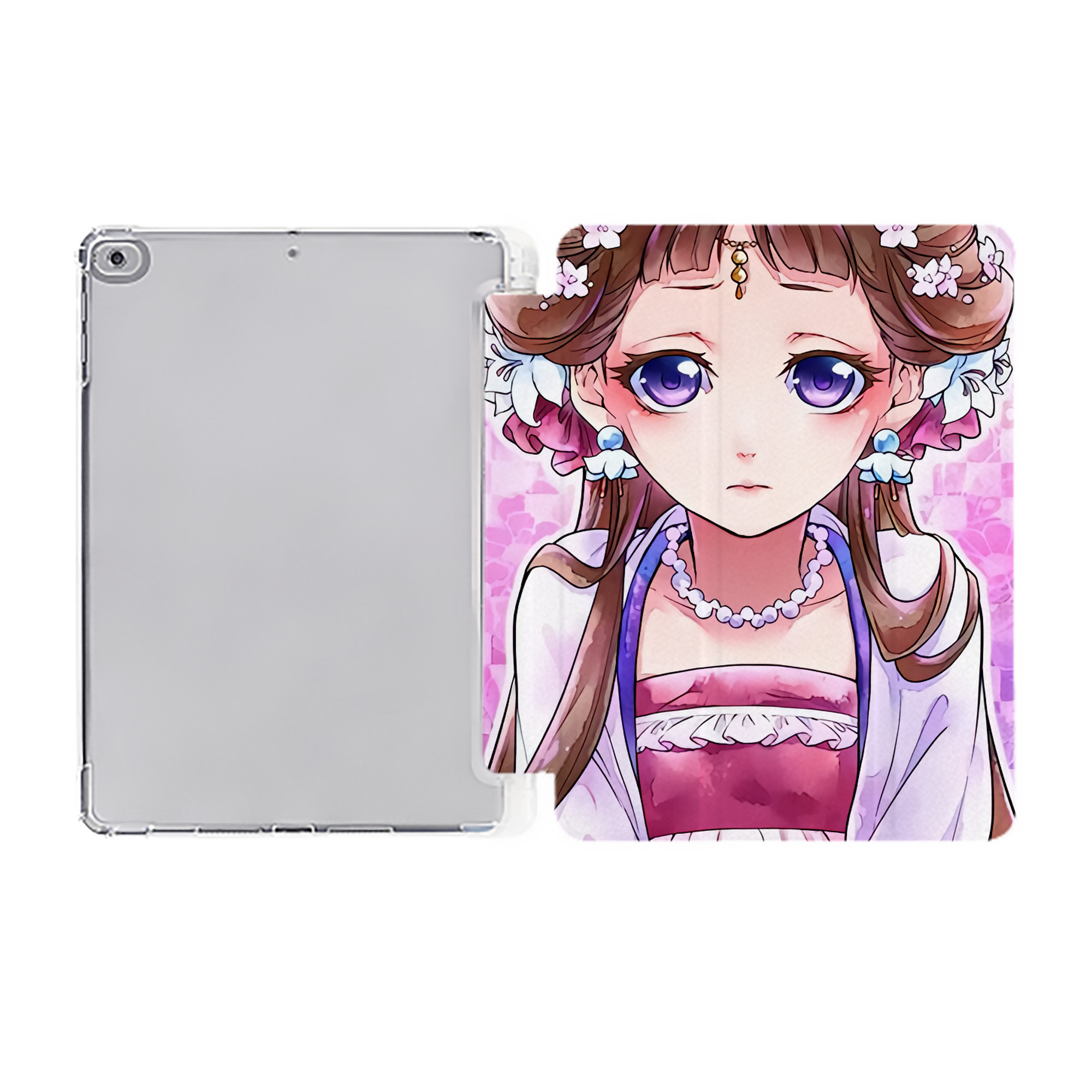 （画像用） 薬屋のひとりごと The Apothecary Diaries IPad ケース ペン収納付き 三つ折りスタンド PUレザー×シリコン 対応機種9.5/10.5/10.9インチ